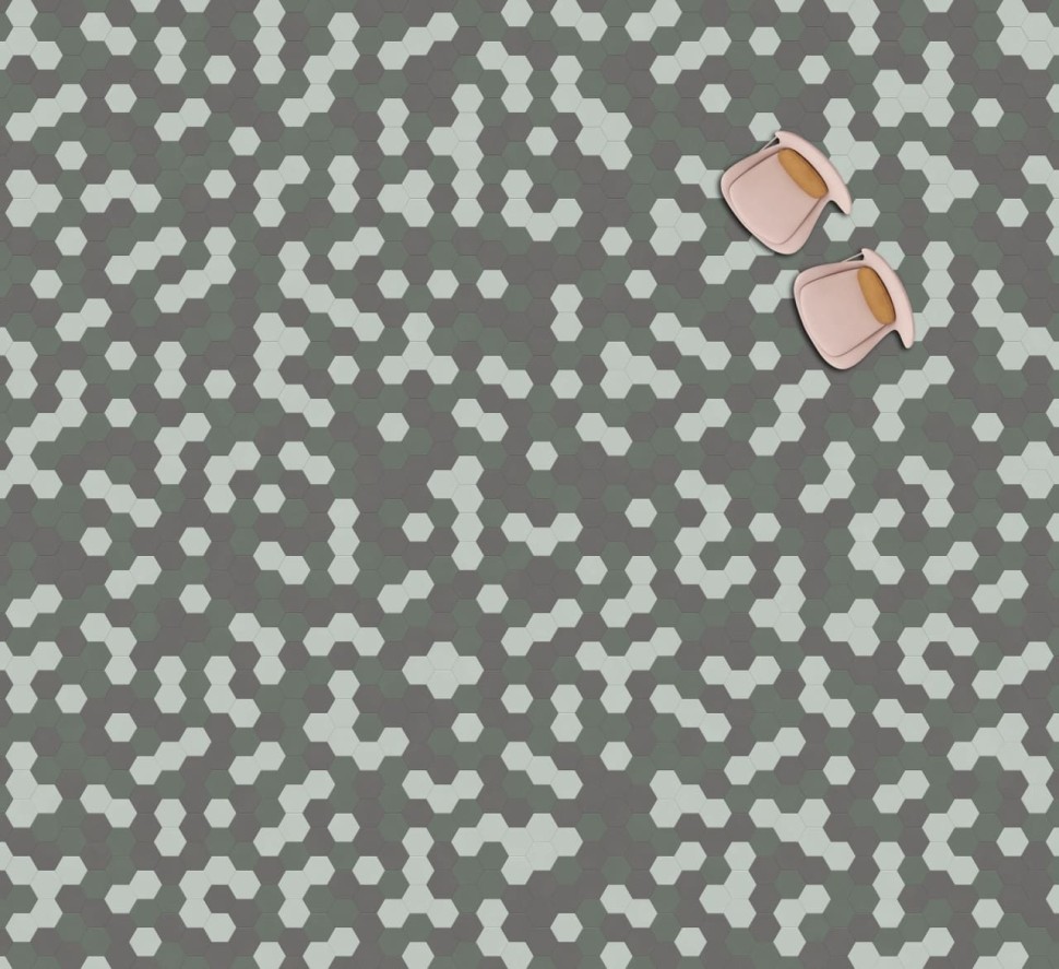 Виниловая плитка "Moduleo" Moods Hexagon 344 (226,32*196*2,5 мм) — купить в Благовещенске