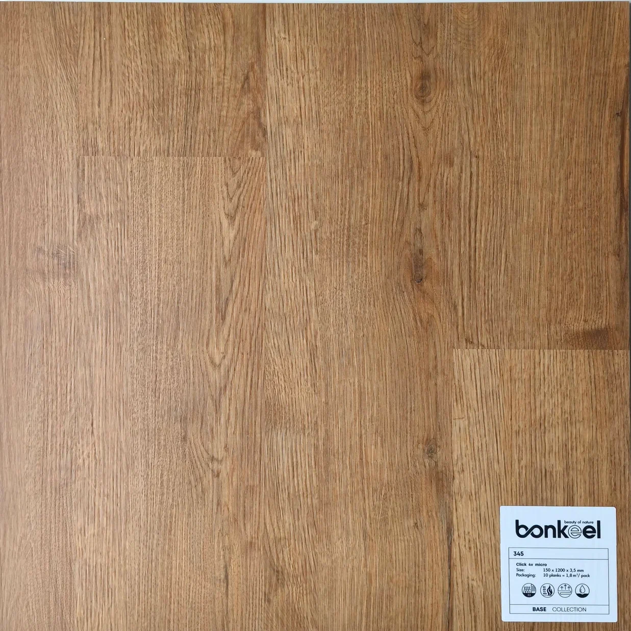Плитка ПВХ "Bonkeel" Base New 345 (1220*150*3,5 мм) — купить в Благовещенске