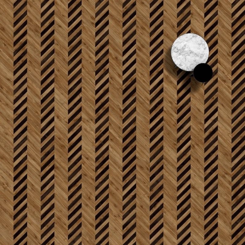 Виниловая плитка Chevron 419 (522,67*92,4*2,5 мм) — купить в Благовещенске