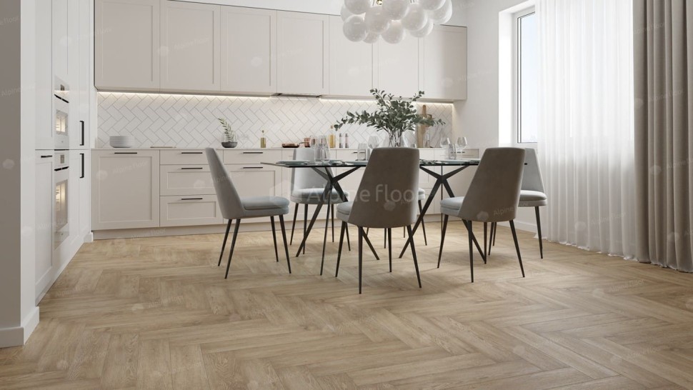 Виниловая плитка "Alpine Floor" Parquet LVT Дуб Ваниль Селект (590*118*2,5 мм) — купить в Благовещенске