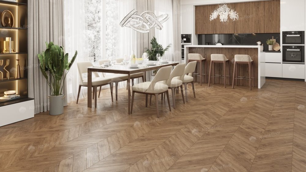 LVT плитка "Alpine Floor" Гевуина (555*127*2,5 мм) — купить в Благовещенске