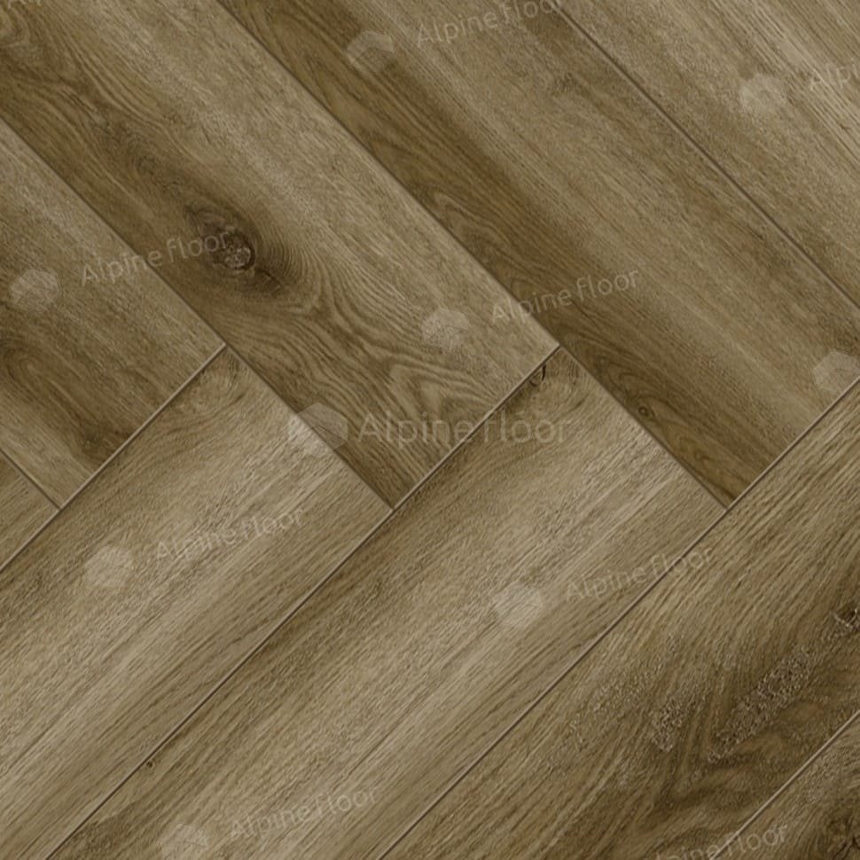 Ламинат "Alpine Floor" Herringbone Дуб Марсель (606*101*8 мм) — купить в Благовещенске