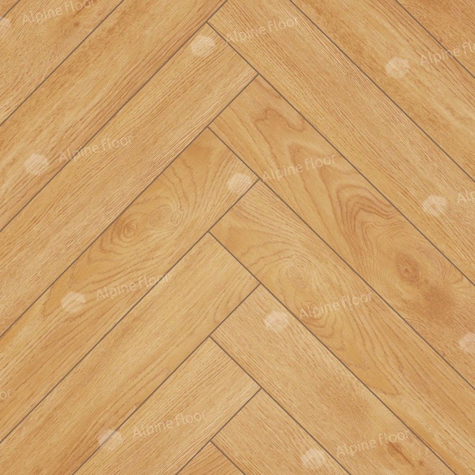 Ламинат "Alpine Floor" Herringbone 12 Дуб Пьемонт (600*100*12 мм) — купить в Благовещенске
