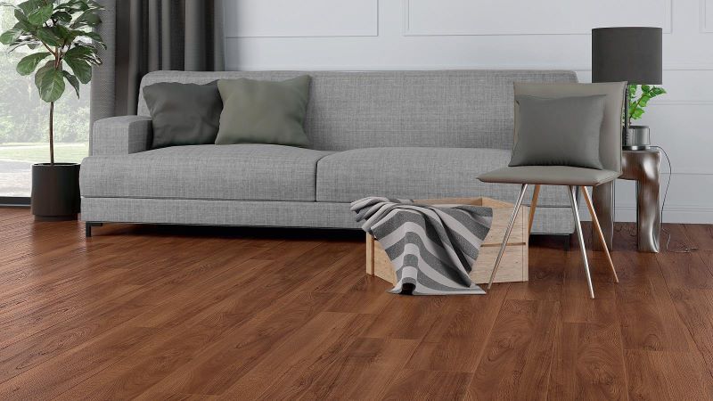 Ламинат "Camsan" Platinum Орех Американский (1380*190*10 мм) — купить в Благовещенске