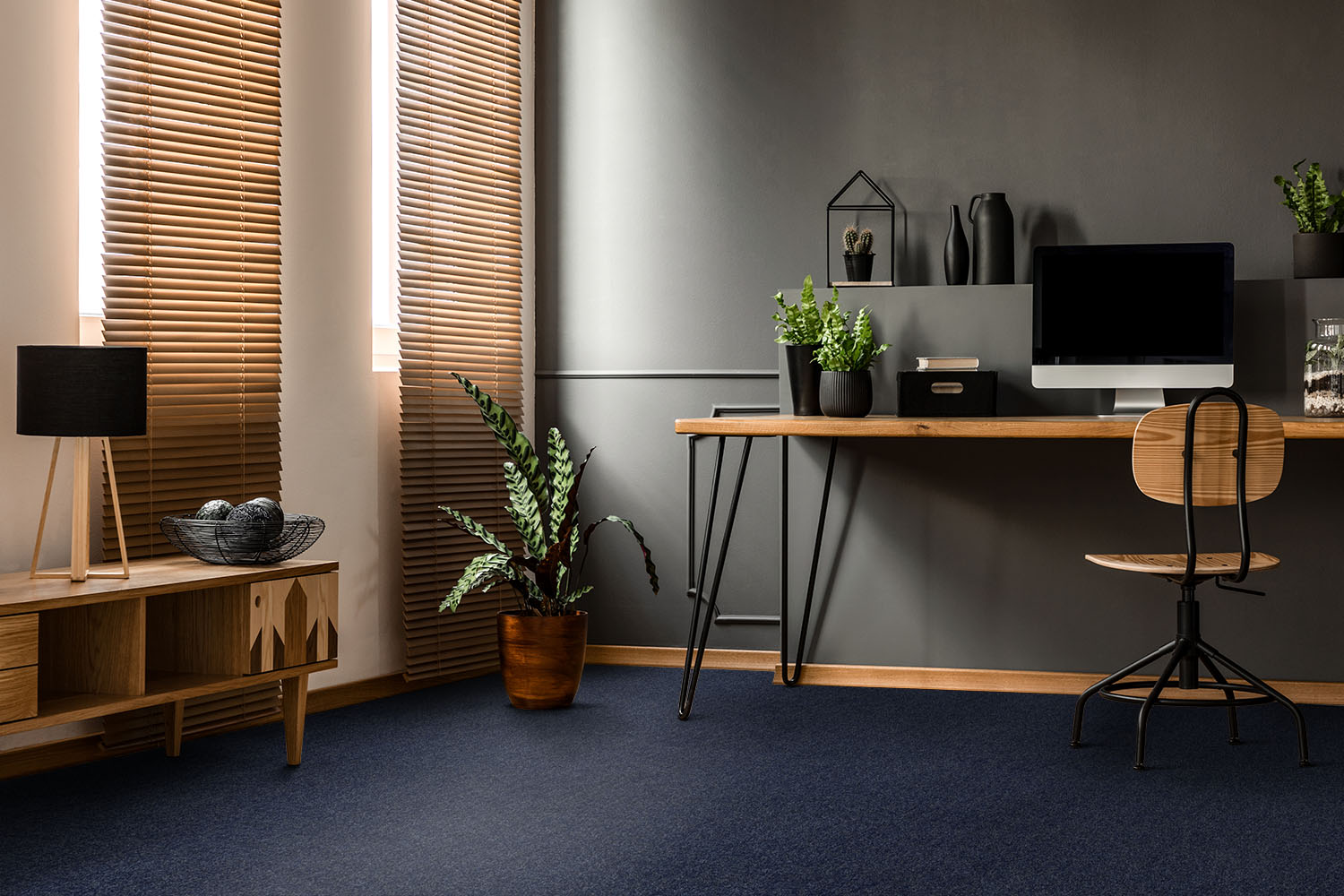 Ковровое покрытие "Bonkeel" Color Rib Blue Bottle 78 (ширина 1м/3м/4м) — купить в Благовещенске