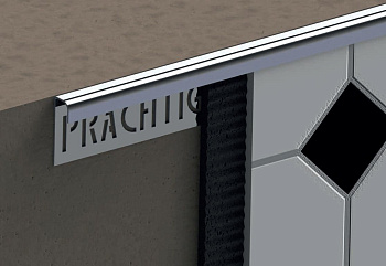 Профиль наружный полукруглый для керамической плитки KR8 EP 270 глянцевый